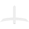Ekena Millwork Bellingham Architectural Grade PVC Gable Bracket, 48"W x 28"H x 4"D x 4"F, 14/12 Pitch GBP048X28X0404BEL00 - alternate 3